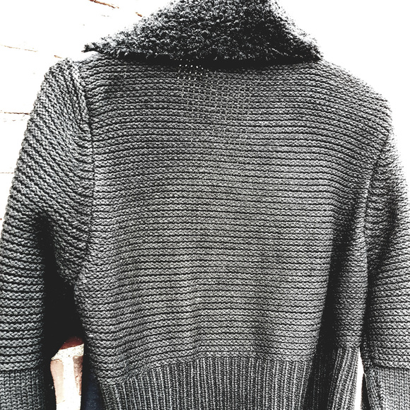 JOAN VASS ELEGANT DRAPE JACKET - Black - Size:XL - Picture 3 of 8